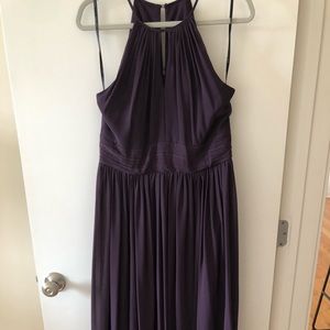 David’s Bridal High Neck Bridesmaids Dress